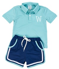 Spring Athleisure Boys Short Set