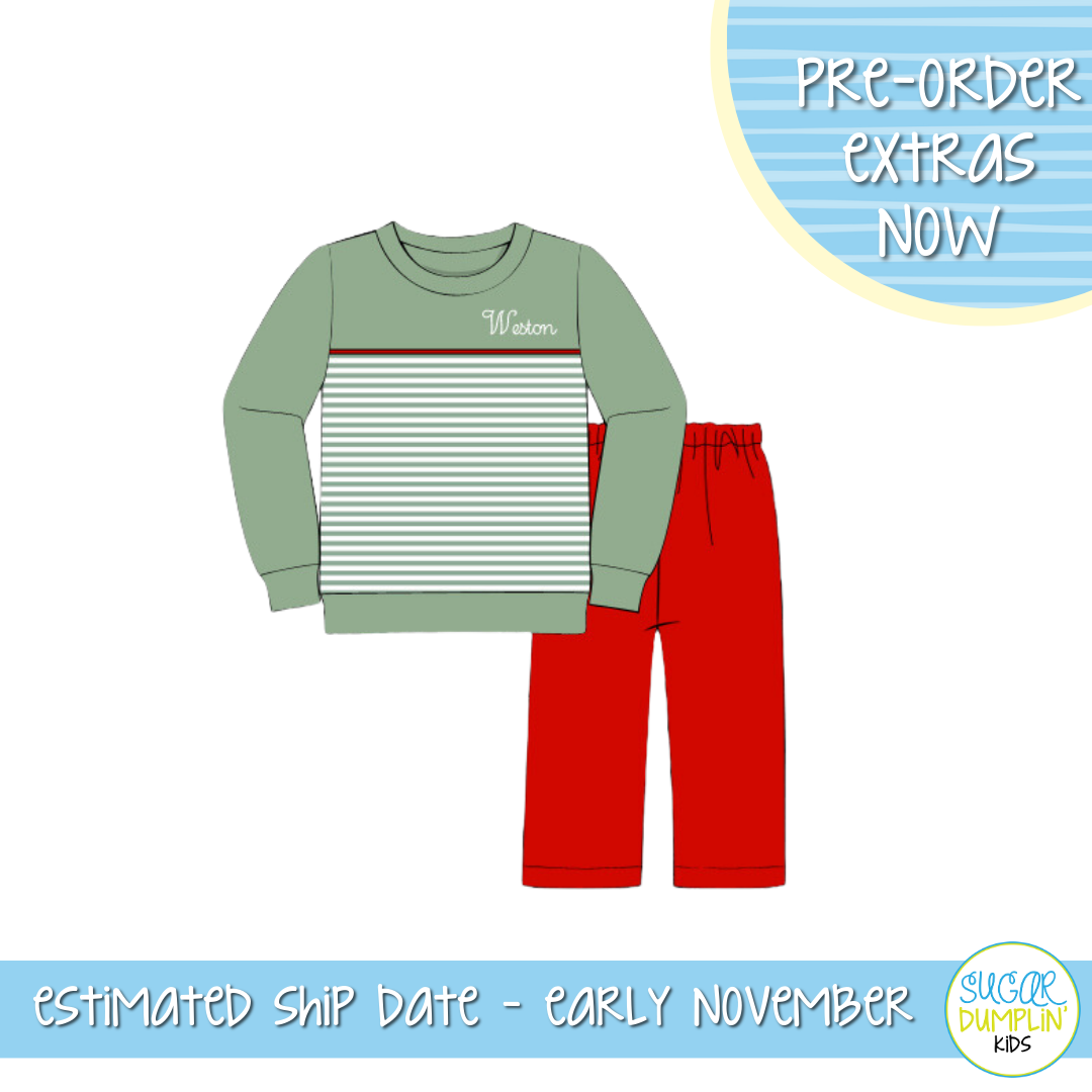 Boys Sweet & Simple Pants Set