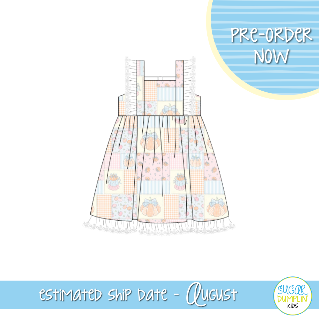 PO114: Presley Pumpkins Girls Dress
