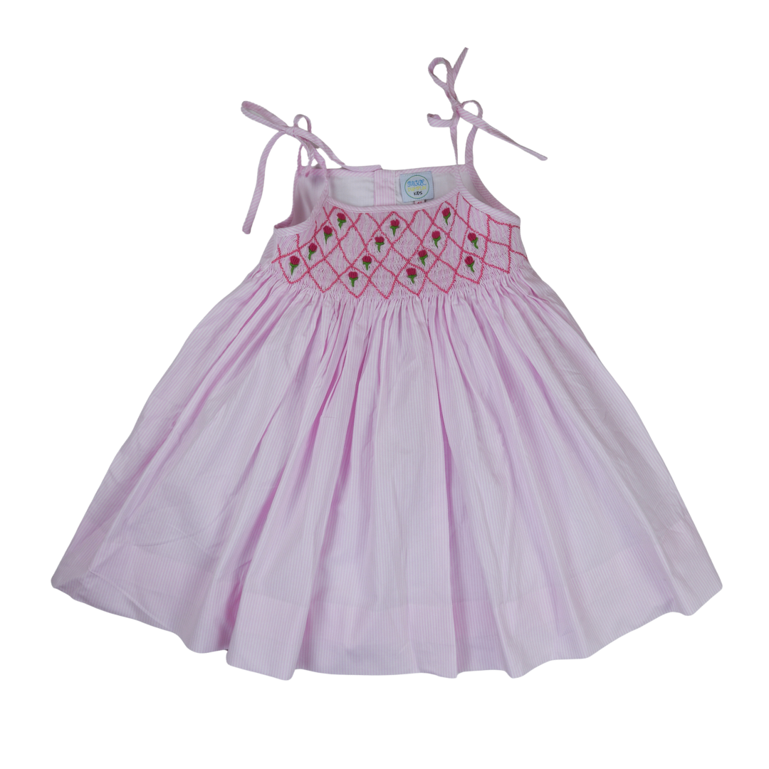 PO110: Pink Petal Girls Dress