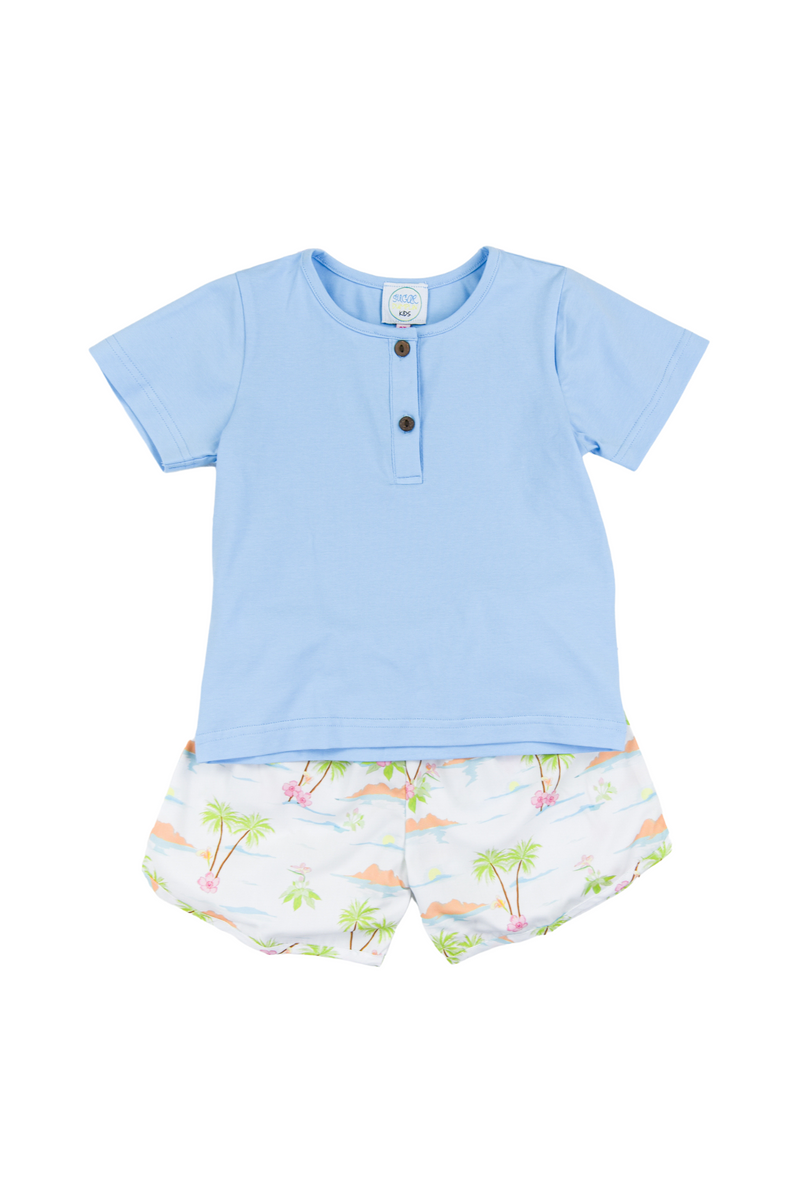 Boys Island Time Shorts Set