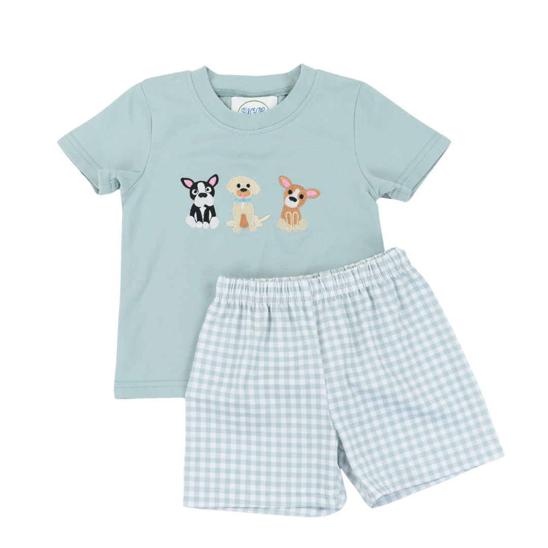 Precious Paws Boys Short Set