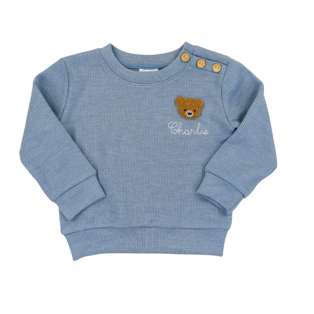 Blue Bear Sweater