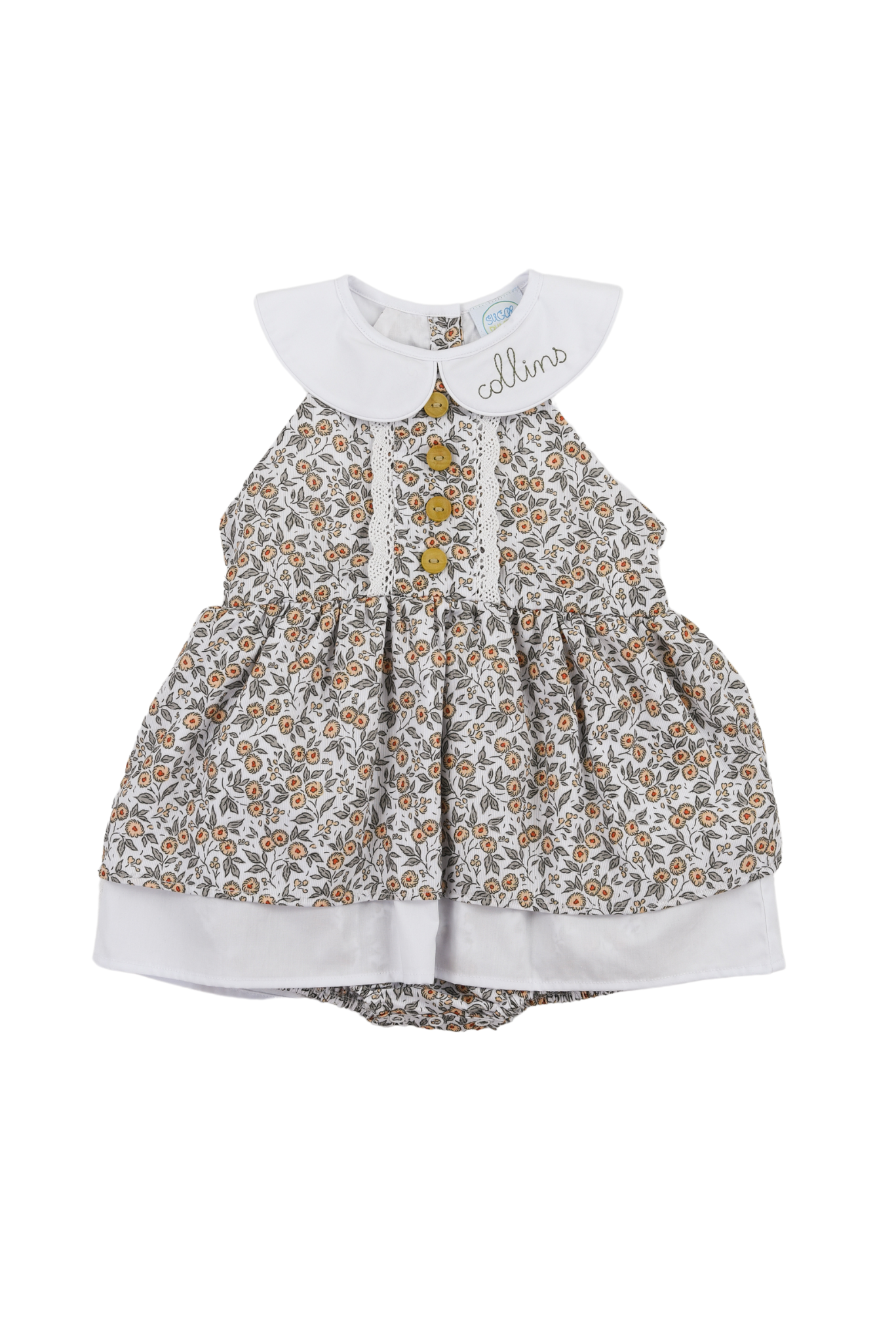 Girls Londyn Floral Skirted Bubble