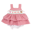 Smocked EIEIO Girls Bloomer Set