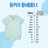 Boys Smocked Mint Bubble