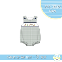 PO115: Smocked Mallard Boys Bubble