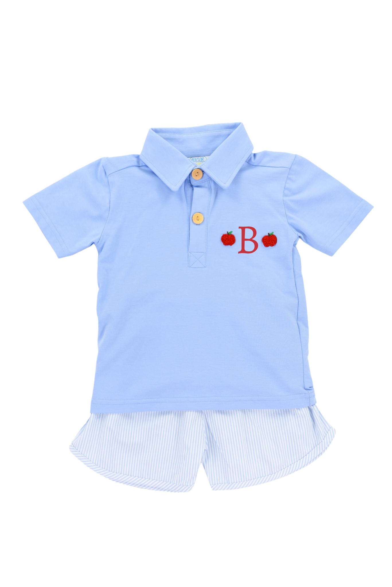 Boys Apple Orchard Shorts Set