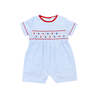 Boys Smocked Stars Jon Jon