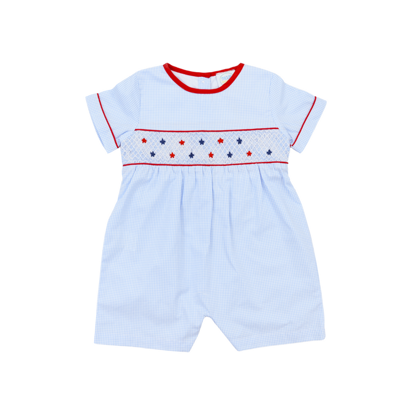 Boys Smocked Stars Jon Jon