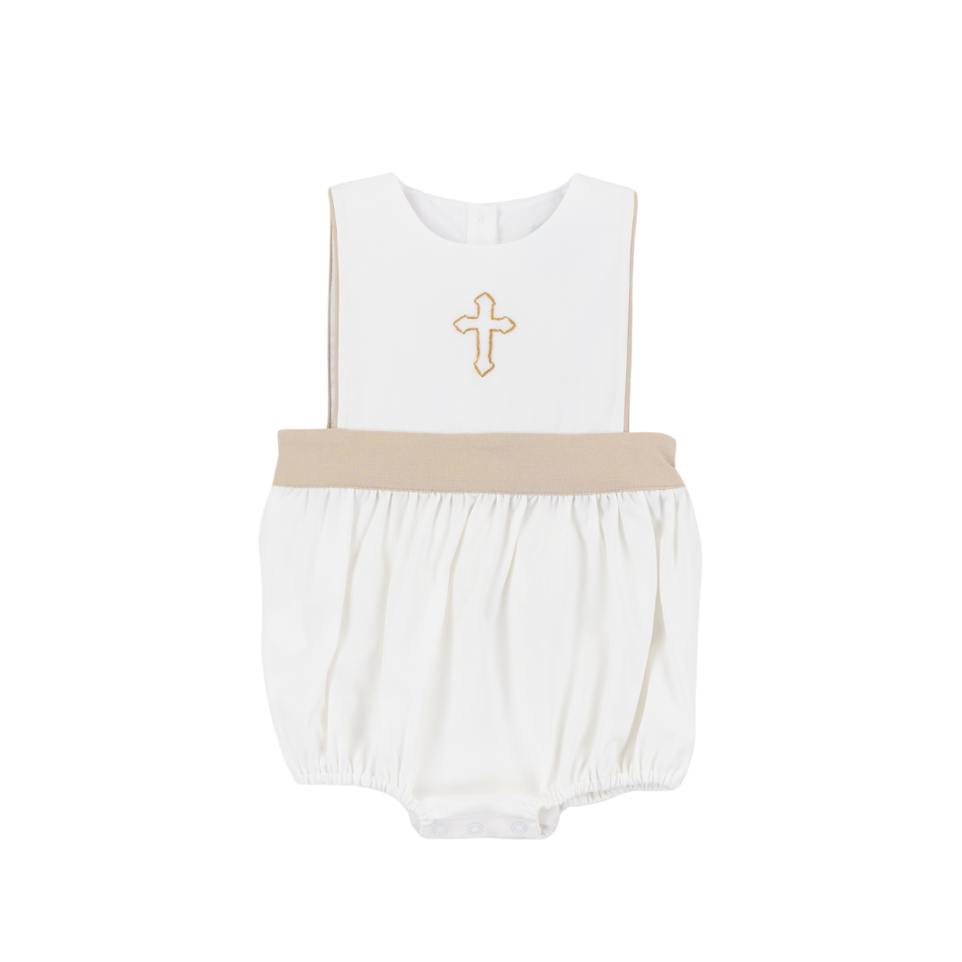 PO110: Linen Cross Boys Bubble