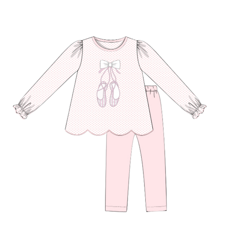 Girls Ballet Pants Set