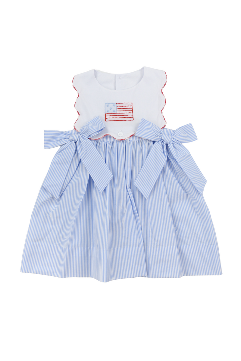 Girls Shadow Flag Dress