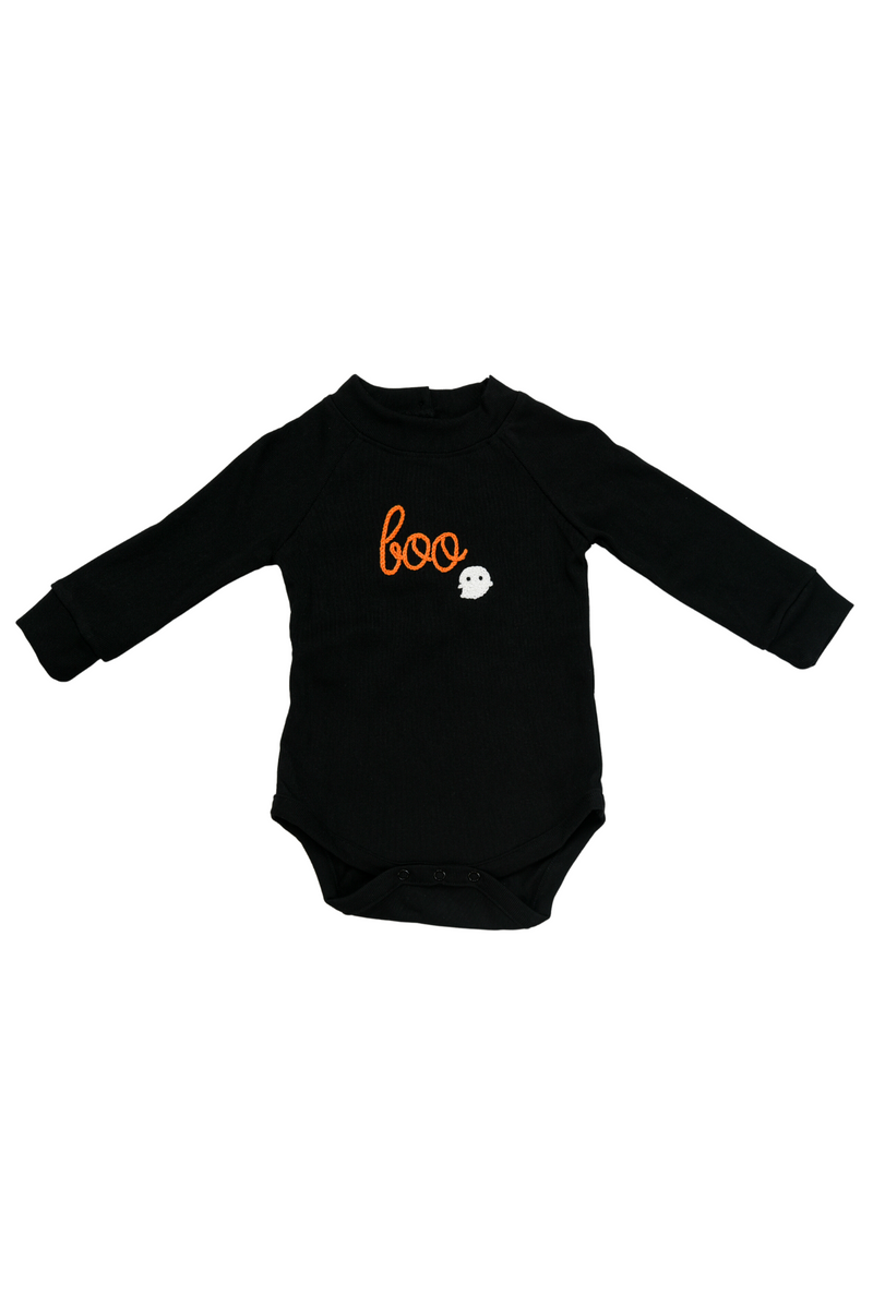 Boys Chainstitch Boo Sweater bubble