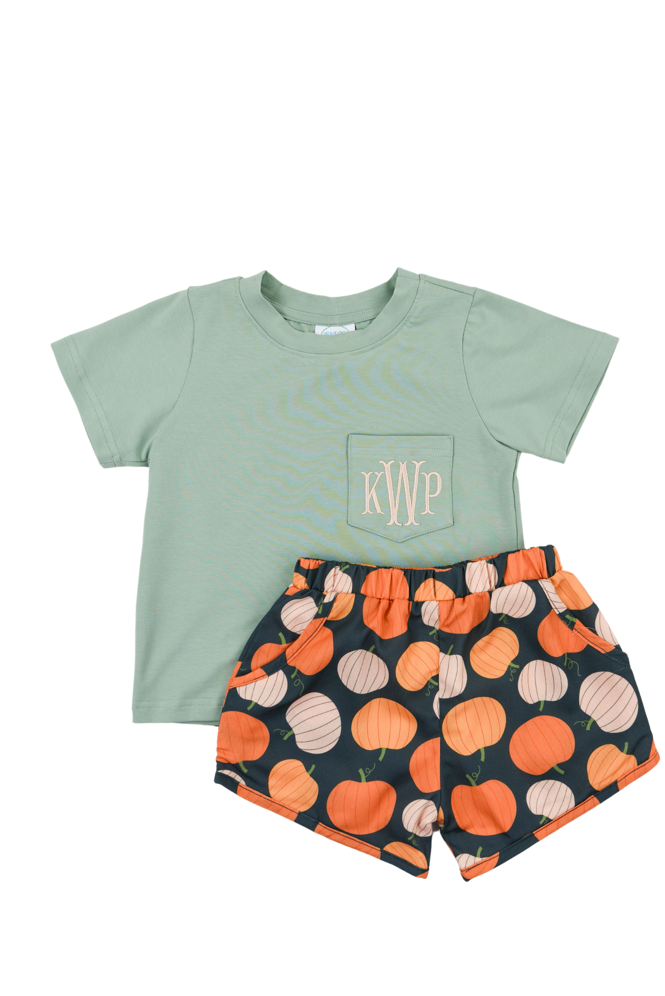 Boys Pumpkin Patch Short Set