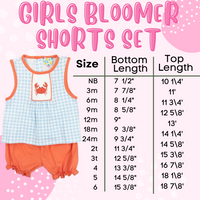 Girls Bunny Applique Bubble Short Set