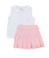 Spring Athleisure Girls Skort Set