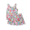 Fun Floral Athleisure Skort Set