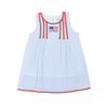 Blue Stripe Flag Dress