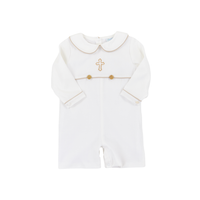 PO110: Linen Cross Boys Shortall