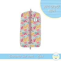 PO113: Floral Foliage Garmet Bag