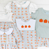 Girls Pretty Pumpkins Short Set