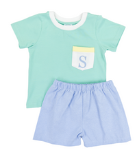 Sweet Spring Boys Short Set