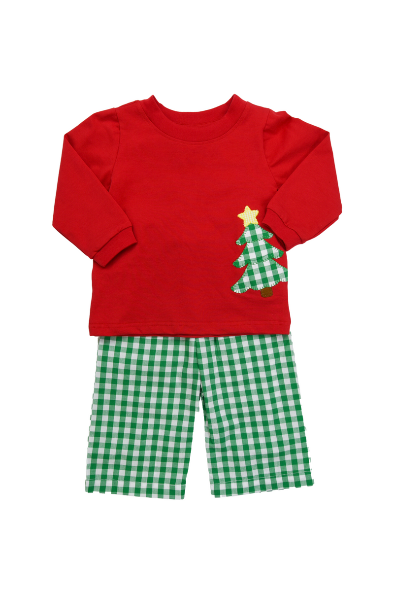 Boys Holiday Christmas Pant Set