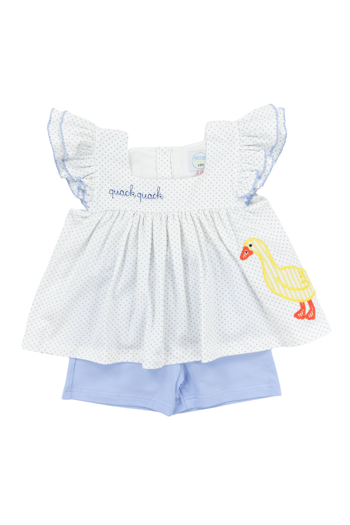 Girls Quack Quack Short Set