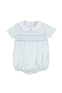 Boys Smocked Mint Bubble