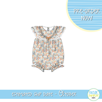 PO115: Fall Florals Girls Bubble