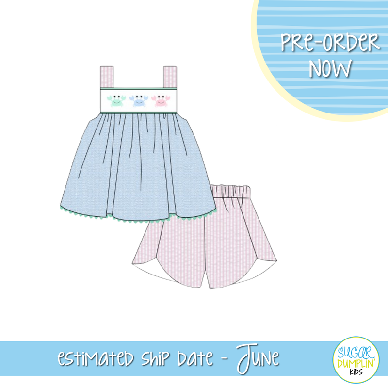 PO103: Pastel Pinchers Girl Short Set