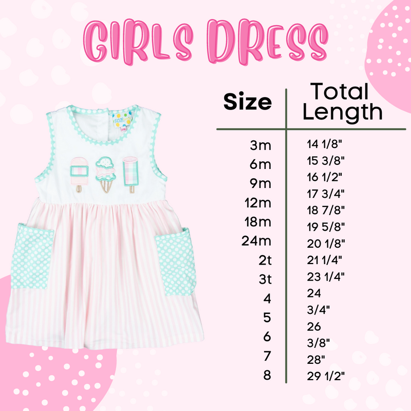 Girls French Knot Bunny and Egg Dress