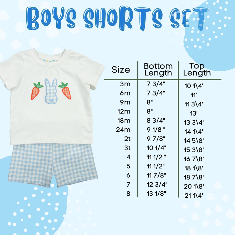 Smocked EIEIO Boys Short Set