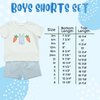 Boys Scalloping into Spring Short Set