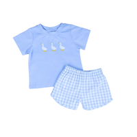 PO110: Silly Goose Boys Short Set