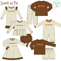 PO115: Sweet as Pie Boys Bloomer Set