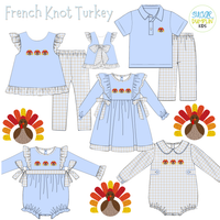 PO115: French Knot Turkey Boys Bubble