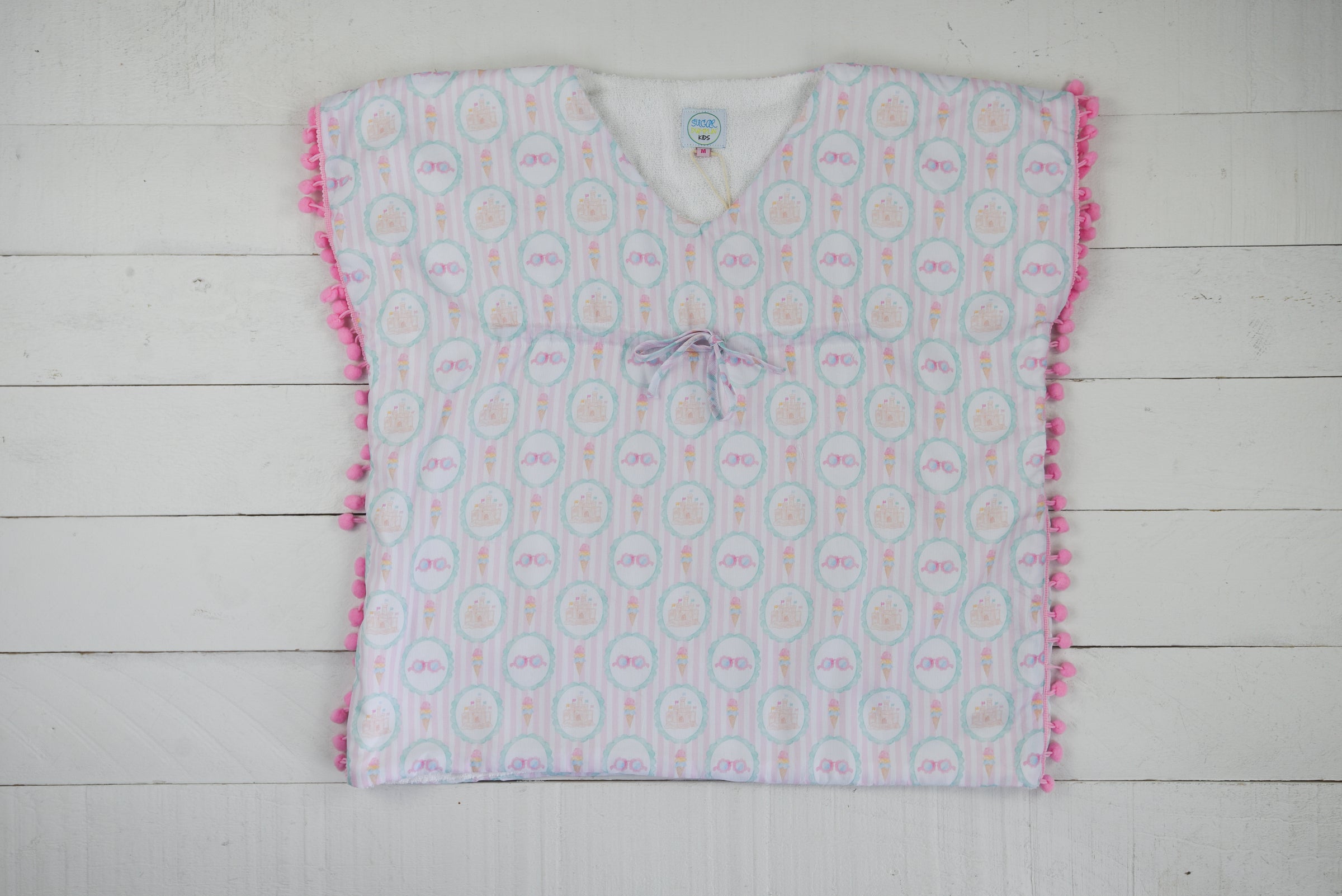 Beach Side Cutie Girls Swim Cover
