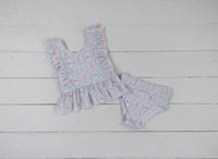 Beach Side Cutie Girls Two Piece Swimsuit