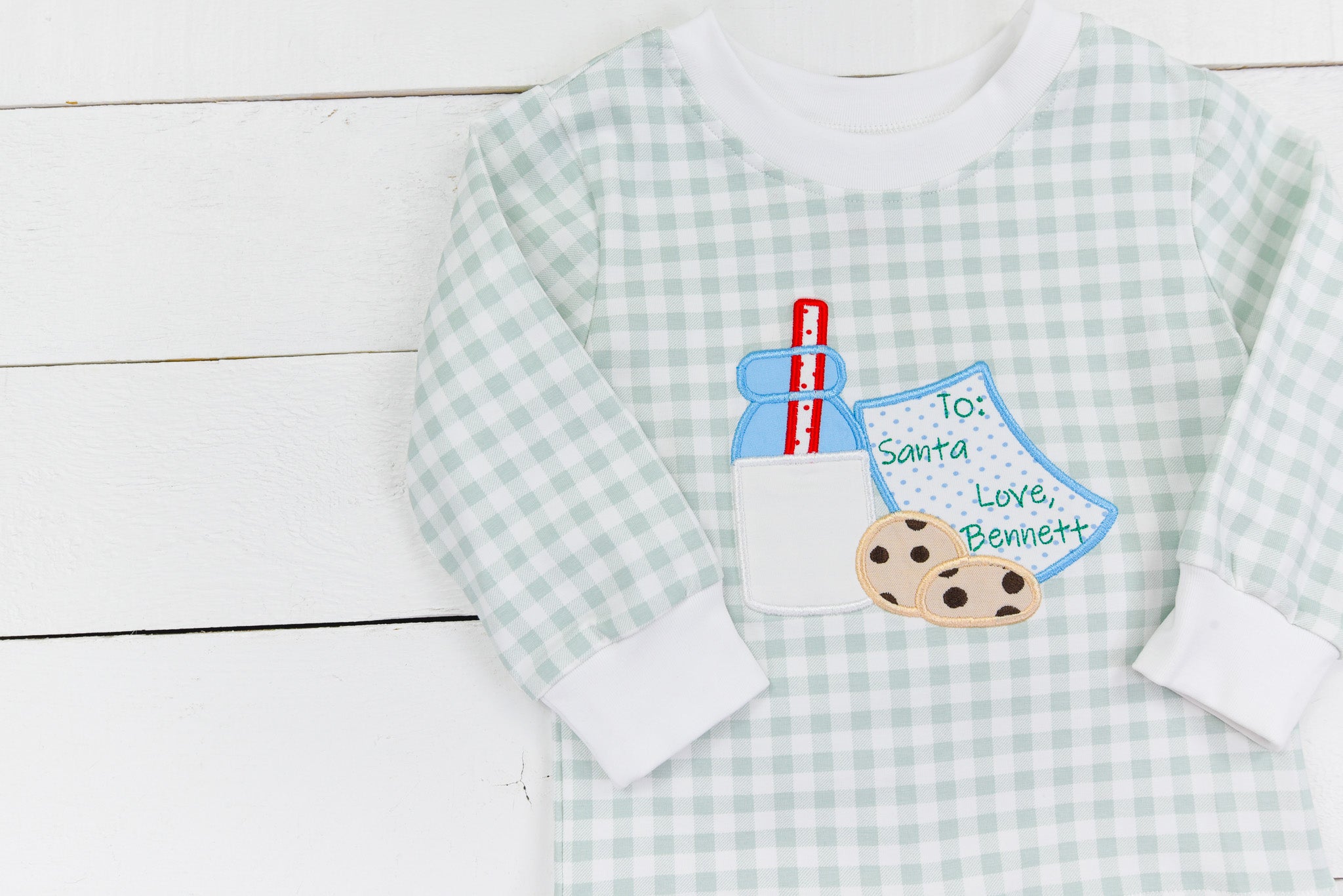 Girls Santa Milk & Cookies Lounge Set