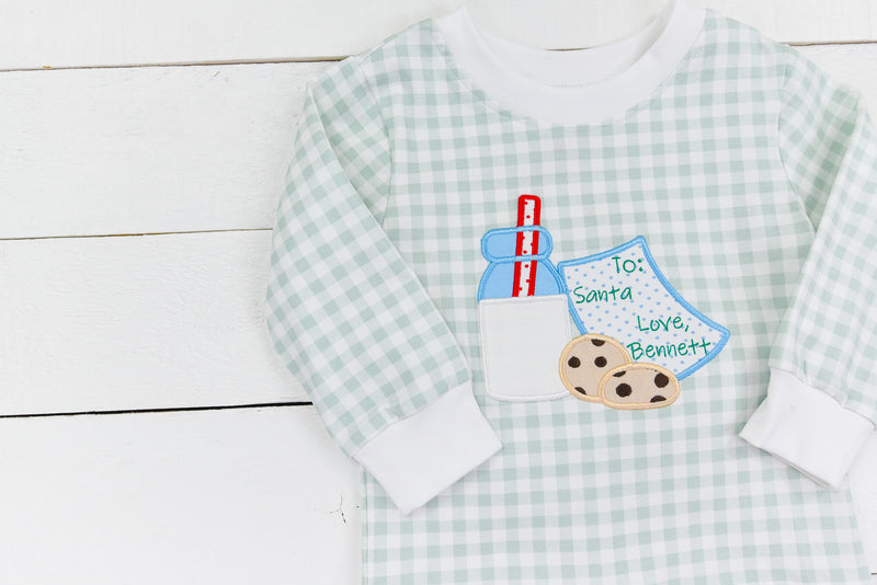 Girls Santa Milk & Cookies Lounge Set