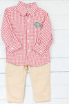 Boys Christmas Best Button Down Pant Set