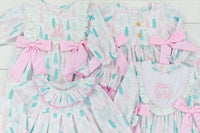 Girls Wonderland Whimsy Diaper Set