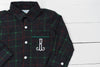 Boys Winter Plaid Button Down