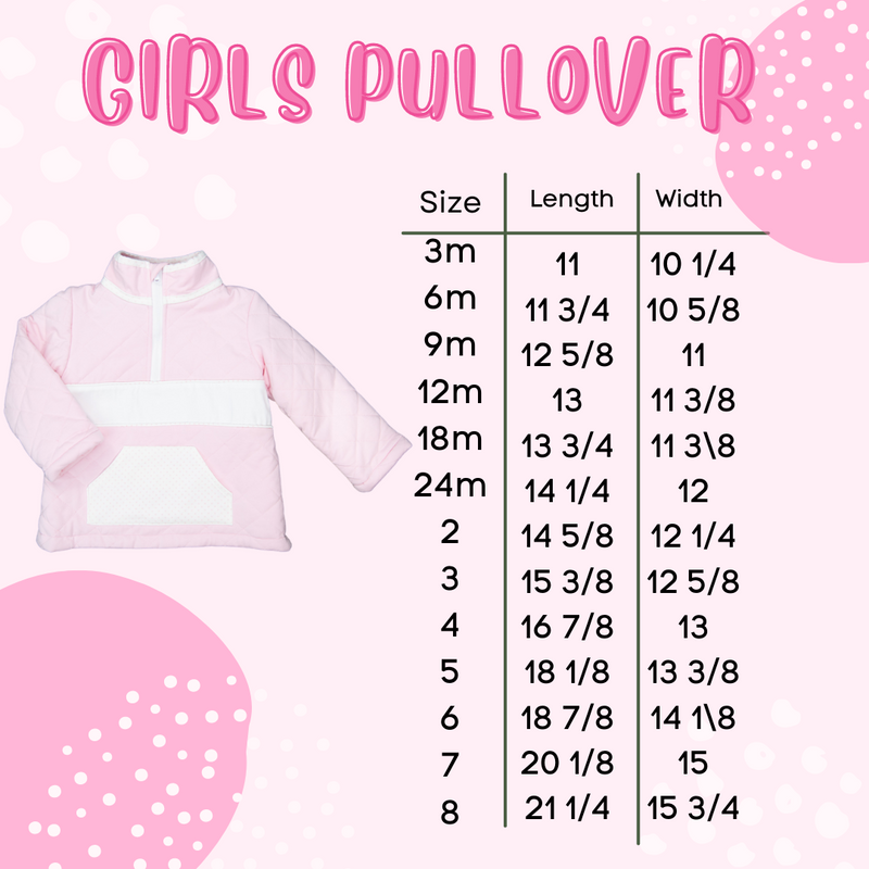 Cotton Candy Quilted Name Embroidered 1/2 Zip