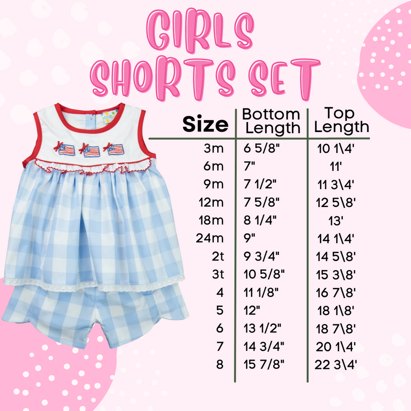 Girl Sibling Knits Short Set