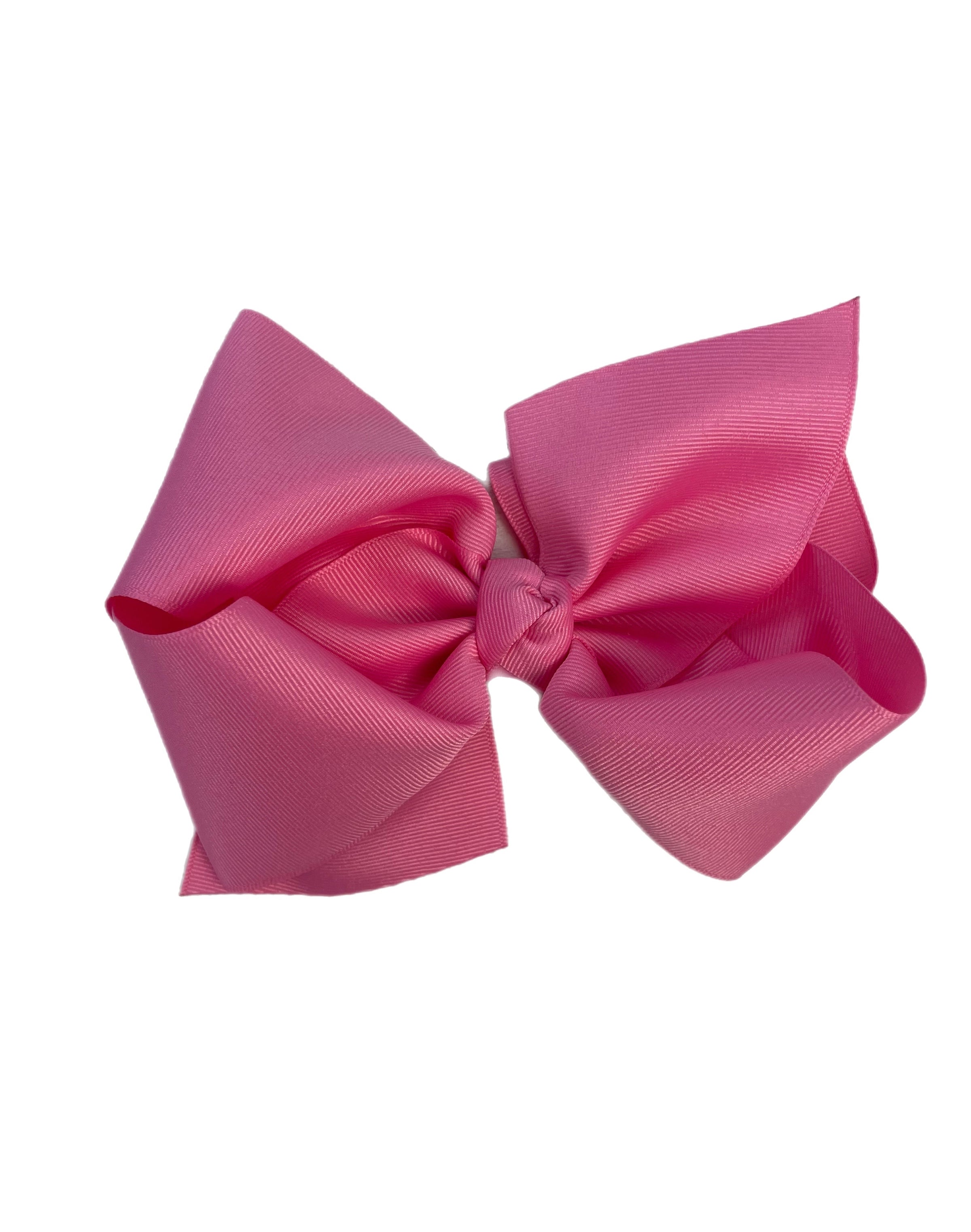 Huge Classic Grosgrain Girls Hair Bow- Hot Pink