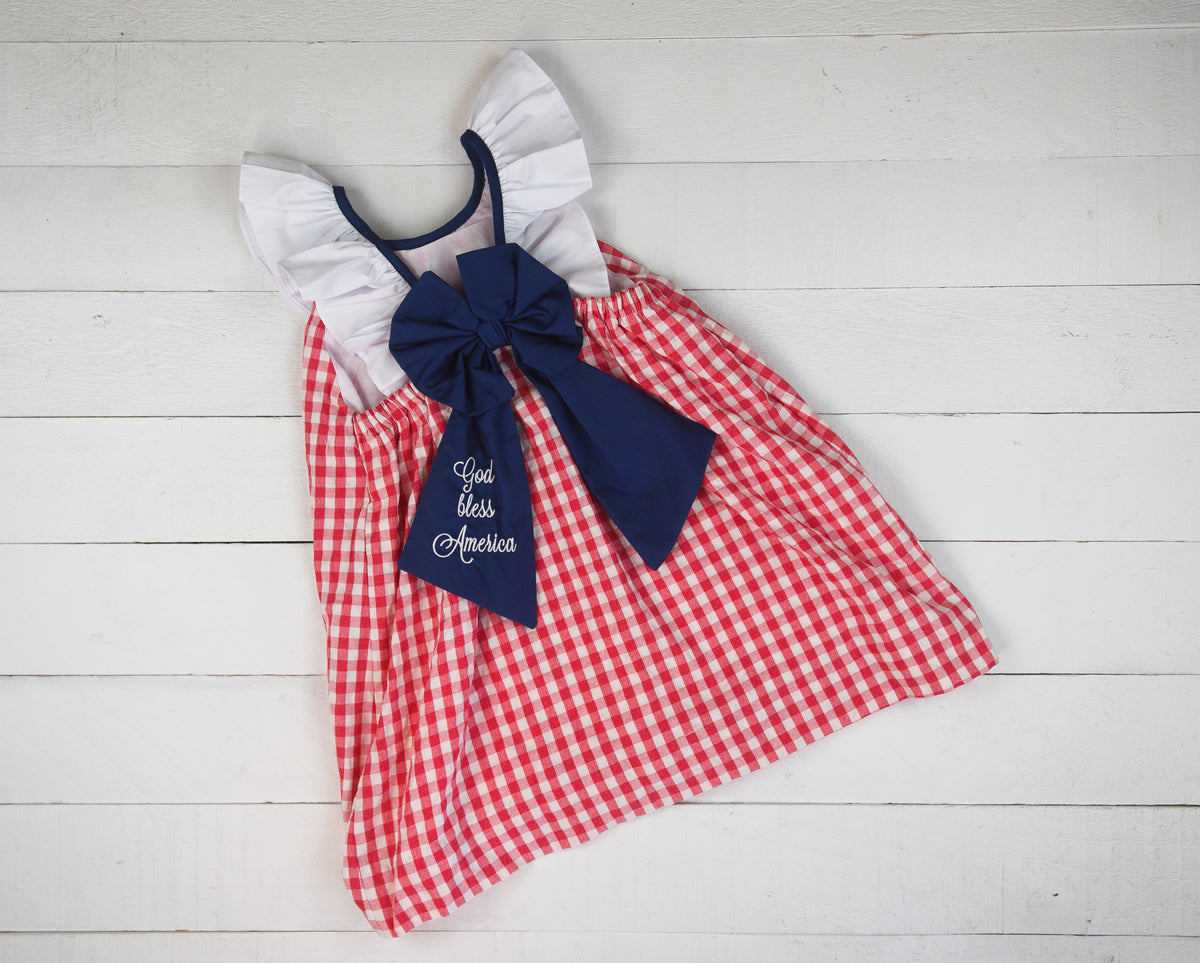 God Bless America Girls Dress