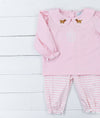 Precious Puppy Girls Knit Pant Set